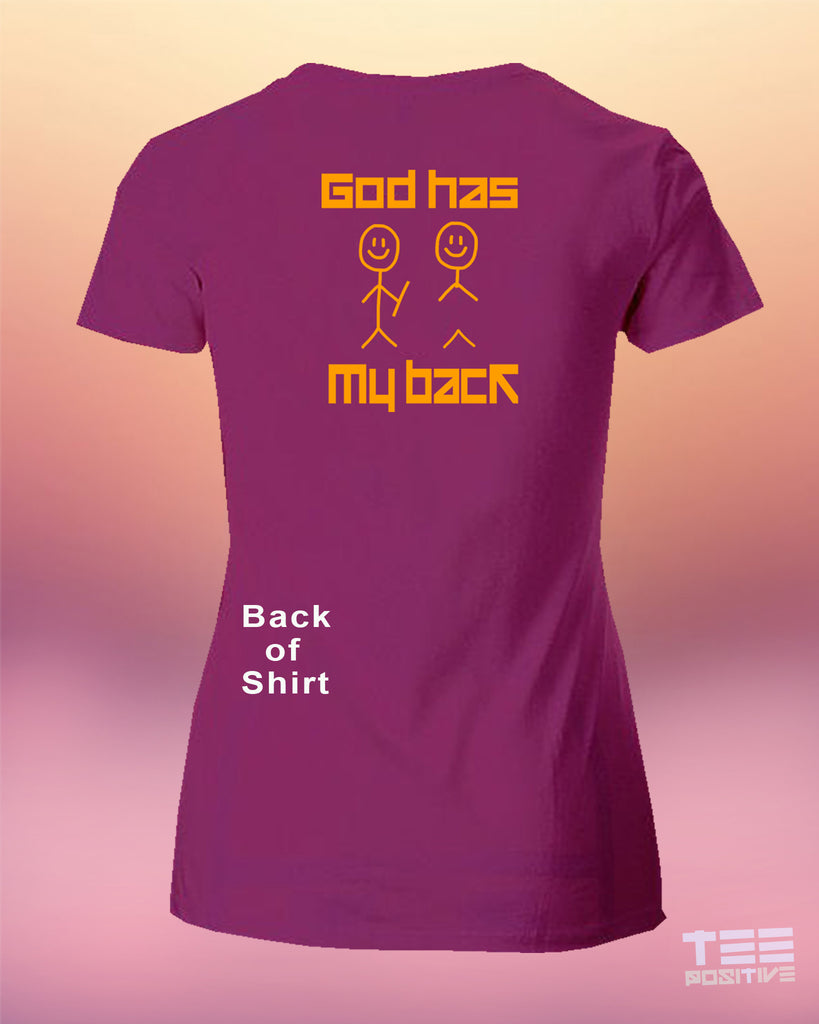 God has my back - V neck